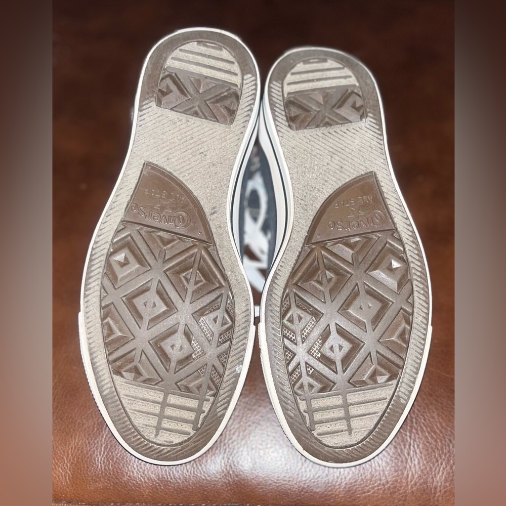 Converse Chuck Taylor All Star Hi Lace Up High Top Blue Sneakers women’s size 6 - Picture 8 of 10